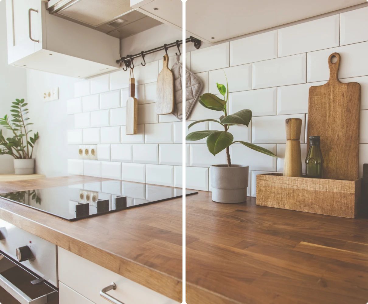 Stove top and counter top. Morning vibes.